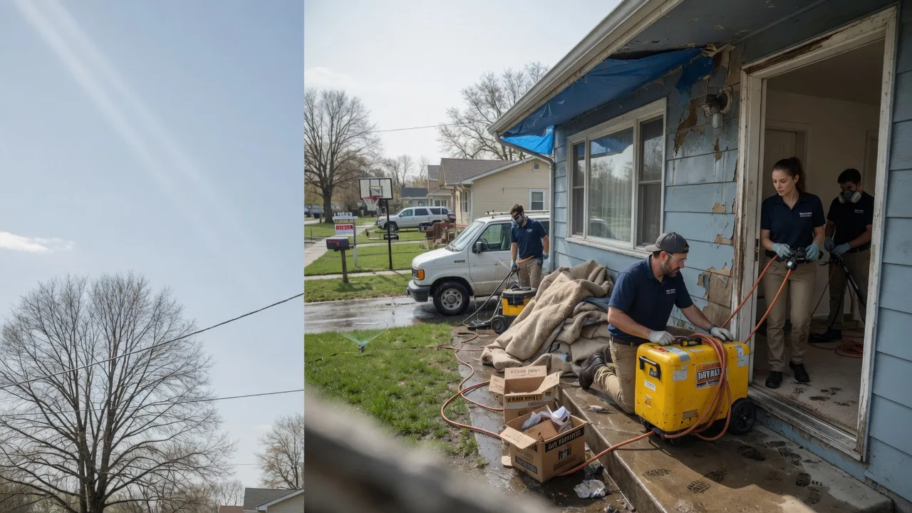 Basement Flood Cleanup in Follett, TX near me
